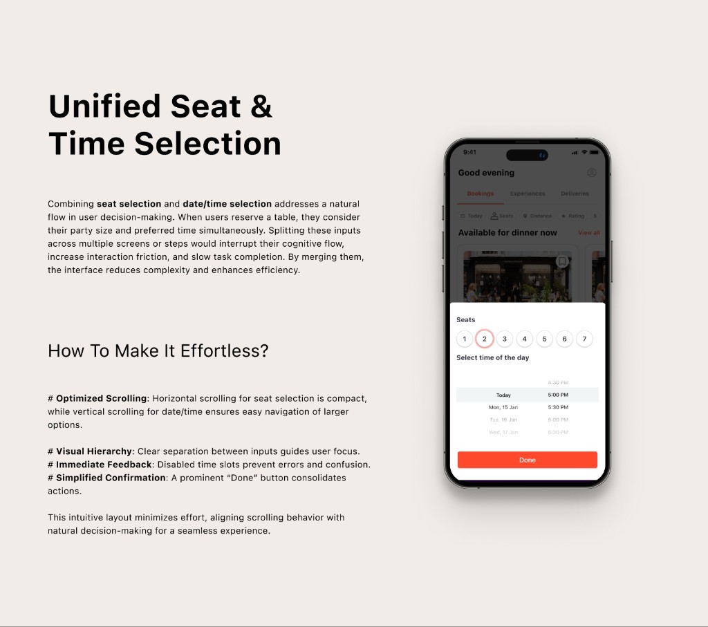 Table Booking Platform — Table booking case study, panel 7.