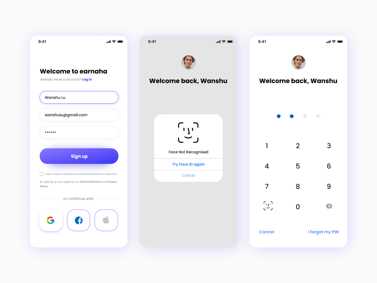 Payment Platform — Onboarding and wallet setup patterns.