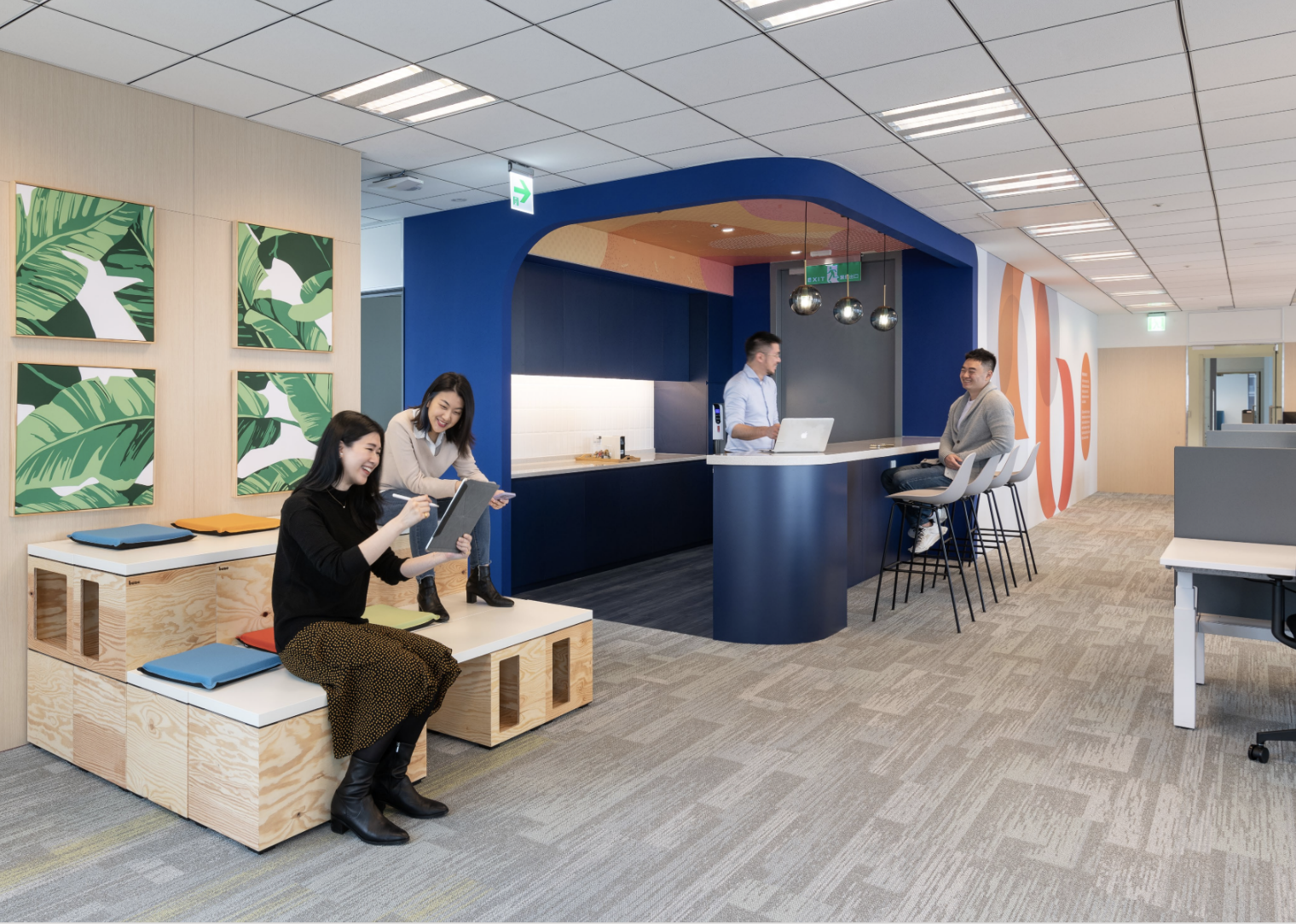 Workplace Strategy — Open work area direction.