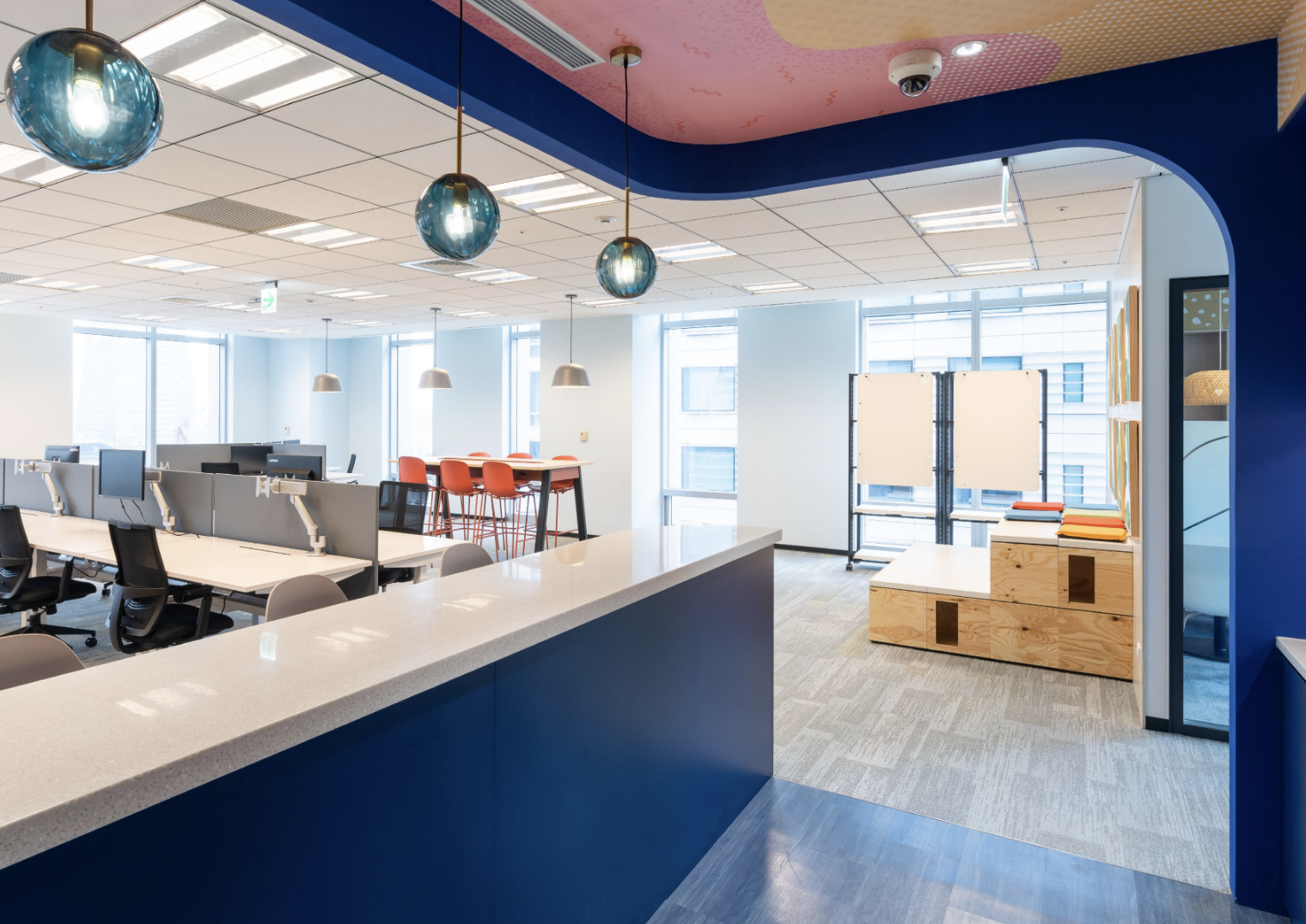 Workplace Strategy — Pantry and social hub.